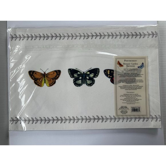 NWT Full Set of Portmeirion Botanic Garden Harmony Tablecloth, Napkins and Place - Picture 9 of 14